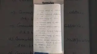 Number Theory  formulas# Maths Formulae
