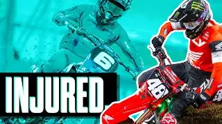 INJURED. Hymas, Martin, Reynolds, Park, Hammaker Updates after Detroit Supercross Carnage.