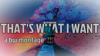 That's what i want (a bedwars montage )