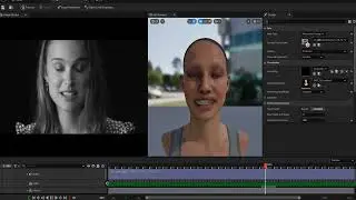 Unreal Engine Metahuman video facial Animation