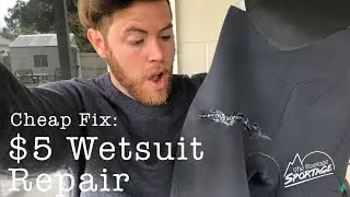 Cheap Fix: How To Fix A Torn Wetsuit for around $5