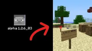 НИКОГДА не скачивай эту ВЕРСИЮ! | Майнкрафт alpha 1.2.6_03 | Мистика