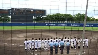 2024_0716_106回大会_初戦勝利　狭山_藤井寺工科_農芸_金剛_校歌斉唱（狭山の校歌）