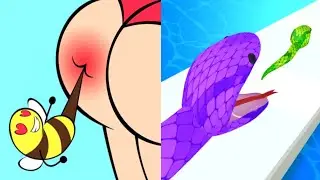 Help Me Tricky Puzzle vs Snake Run Race - Satisfying ASMR Gameplay All Levels