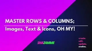 Mastering Shazamme.com Rows: Craft Stunning Web Designs with Images, Text, and Icons