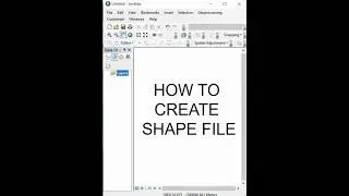 Shape file creation