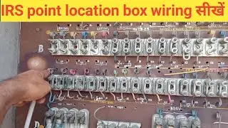 point machine wiring|| MOTER point machine railway , RRI #snt#railwaysignalling @kumarsir2612