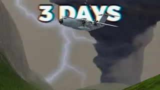 Surviving 3 DAYS in a tornado… | Turboprop Flight Simulator
