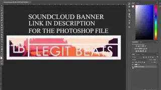 [FREE] Soundcloud Banner PSD Template Tutorial
