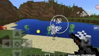 Обзор обзор мода в Minecraft пе на оружие