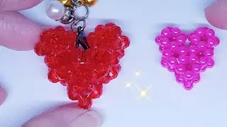 How To Make Beaded Heart ❤❤🤗