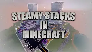 I BUILD FORTNITE STEAMY STACKS in MINECRAFT ! 😱