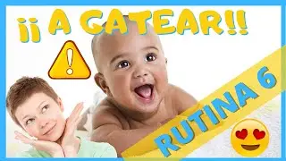 7️⃣ Rutinas Con Ejercicios💪 Para Estimular el Gateo Del Bebé. Rutina 6️⃣