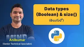 P19 - Boolean data type and Size function in Python [తెలుగు]