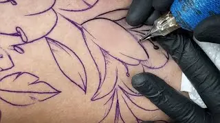 Whip shading | Real time tattooing