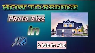 how to reduce photo size 5Mb to 7kb#reducesize#computerknowledge8259