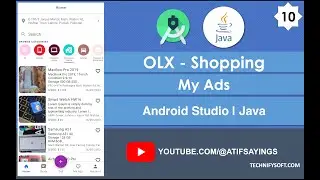 OLX Shopping | 10 My Ads | Android Studio | Java