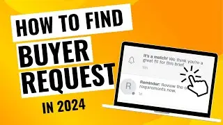 How to Find Buyer Requests on Fiverr 2024