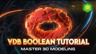 Tyflow Dynamic VDB Boolean Animation Tutorial | 3DsMax & Tyflow