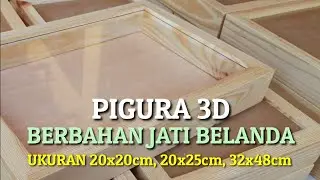 3D PICTURES Size 20x20cm, 20x25cm, 32x48cm - Can be customized size