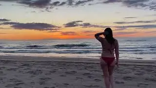 Spain 🇪🇸 swimming at sunrise