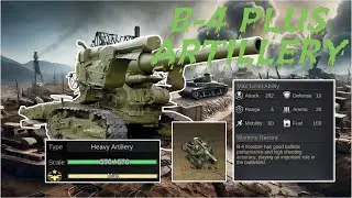 Gameplay B-4 Artillery WW2 Strategy Battle Offline (Android)