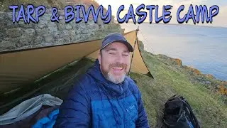 DUNSTANBURGH CASTLE TARP & BIVVY WILD/STEALTH CAMP | Hard Land hiking lightweight pants