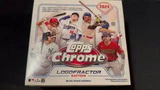 Awesome Rookie Auto Pull!!!! 2024 Topps Chrome Logofractor Edition Box