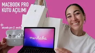 M2 MacBook Pro 13" Kutu Açılımı + AirPods Pro + Aksesuarlar 💻  | ASMR
