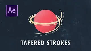 After Effects: New Tapered Strokes in AE 17.1 (May 2020)