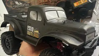 Crawler 1/12 FUNTEK CR12 OUTLAW  unboxing test @murphymario13
