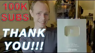 100K Subscriber YouTube Award Unboxing & Thank You