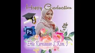 CARA MEMBUAT PANFLET FOTO UCAPAN WISUDA DENGAN PHOTOSHOP