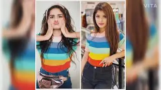 arishfa khan and avneet kur maching dress photos 💕💞