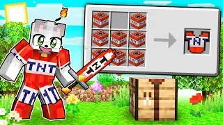¿CÓMO CRAFTEAR la ARMADURA de TNT en MINECRAFT? 🔥😂 Invictor y Acenix