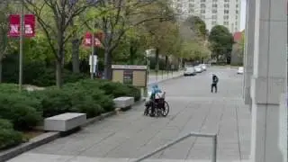Crazy Blue Lady got Wheels.... 0.o