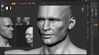 Creating a Fantasy Warrior (Part 1.5) - Redoing the Primary Face Details