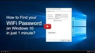 How to find your Wifi Password on Windows 10 - What is my WiFi Password? Free & Fast