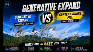 Generative Expand vs Content-Aware Fill in Photoshop | Which One is Better?