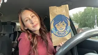 Wendy’s breakfast mukbang // it was soooo dry