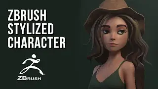 Zbrush - Cartoon character Sculpting - Zbrush timelapse