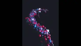 xparticles and houdini test // c4d redshift