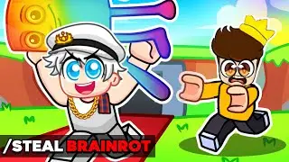 I Pranked This Youtuber By Stealing His RAREST BRAINROT In Roblox Steal A Brainrot...