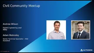 Autodesk Civil Community Meet Up - April 2021