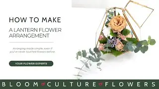 DIY Floral Lantern
