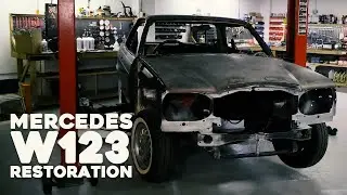 Remove Rust In Awkward Places - Mercedes W123 Restoration