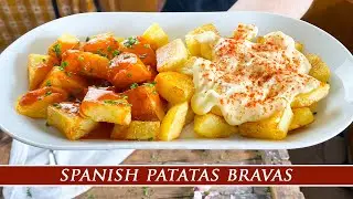 Spanish ¨Divorced¨ Patatas Bravas | Spanish Brave Potatoes Recipe