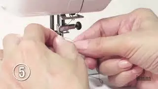 ¿Cómo enhebrar mi máquina de coser Lumina Gala?