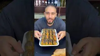 انا اسف بس اول مره اجربه بحياتي 👀😬 #اكل #لبن #مقدوس #الاردن #عمان #jordan #amman #مطاعم_الاردن