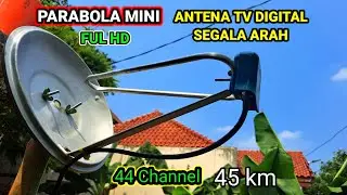 IDE CERDAS ‼️ Cara Membuat Antena Tv Digital Segala Arah Model Parabola Mini ❗️